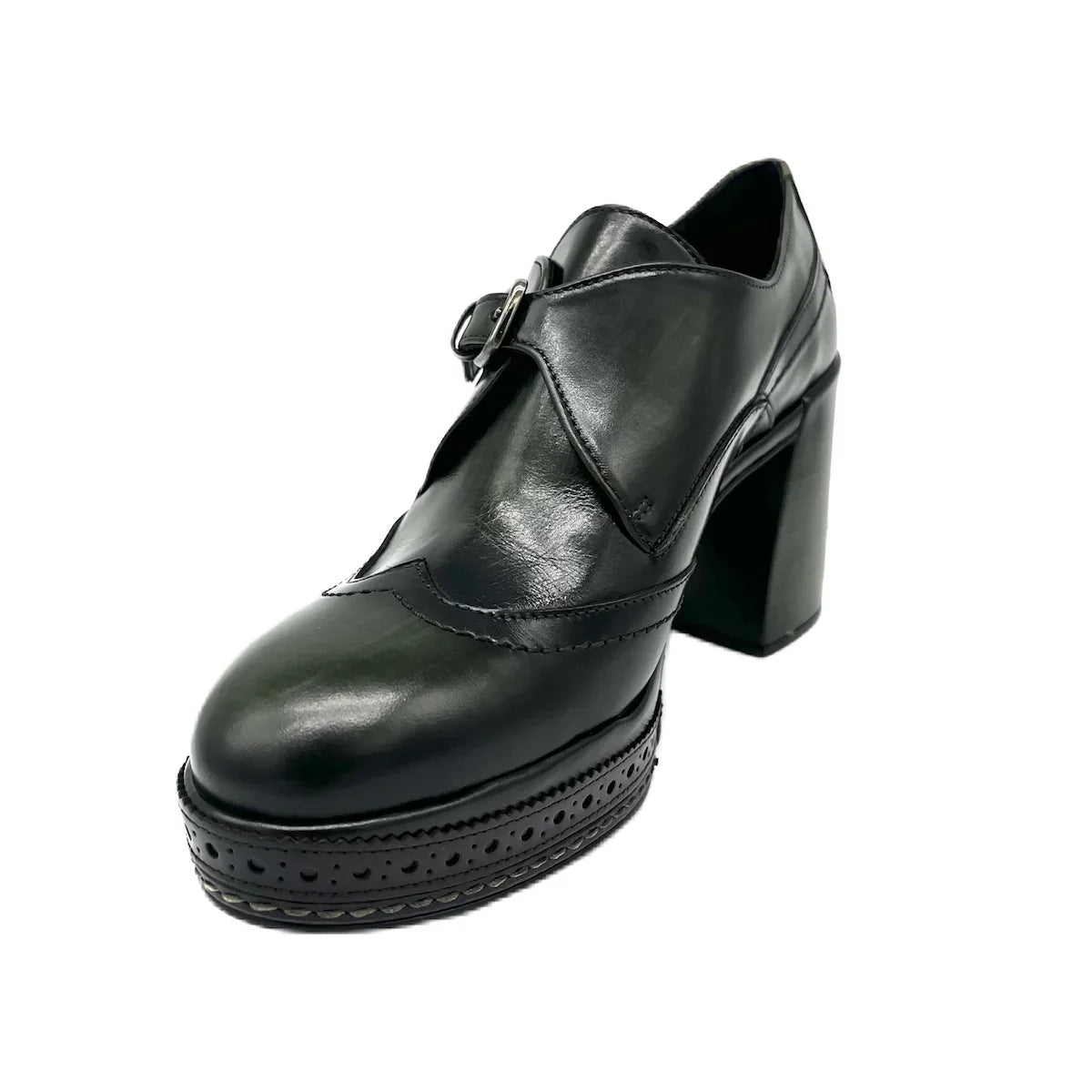 Zapatos De Tacón De La Marca Pons Quintana Para Mujer Modelo Amelia Forest NepalEn Color Verde