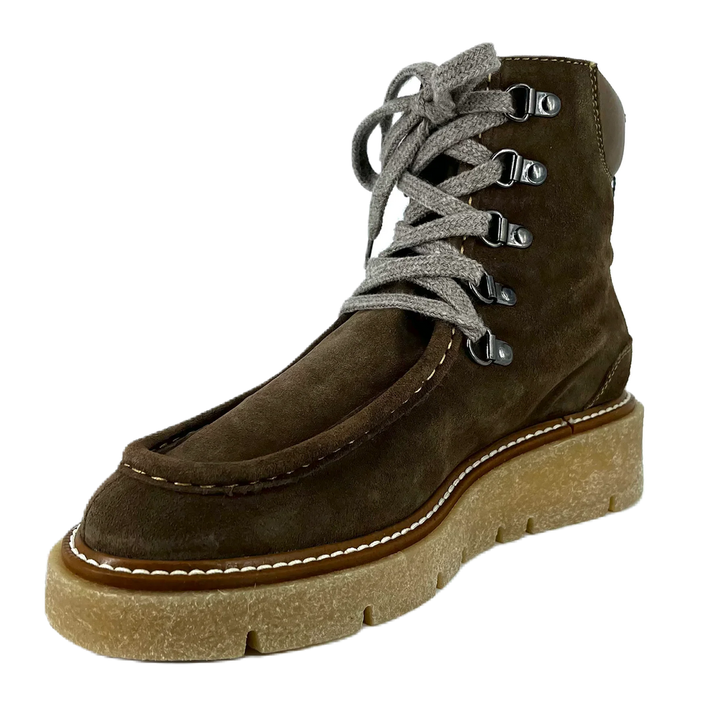 Botines De La Marca Pedro Miralles Para Mujer Modelo Mod 22201 Velour FangoEn Color Marrón