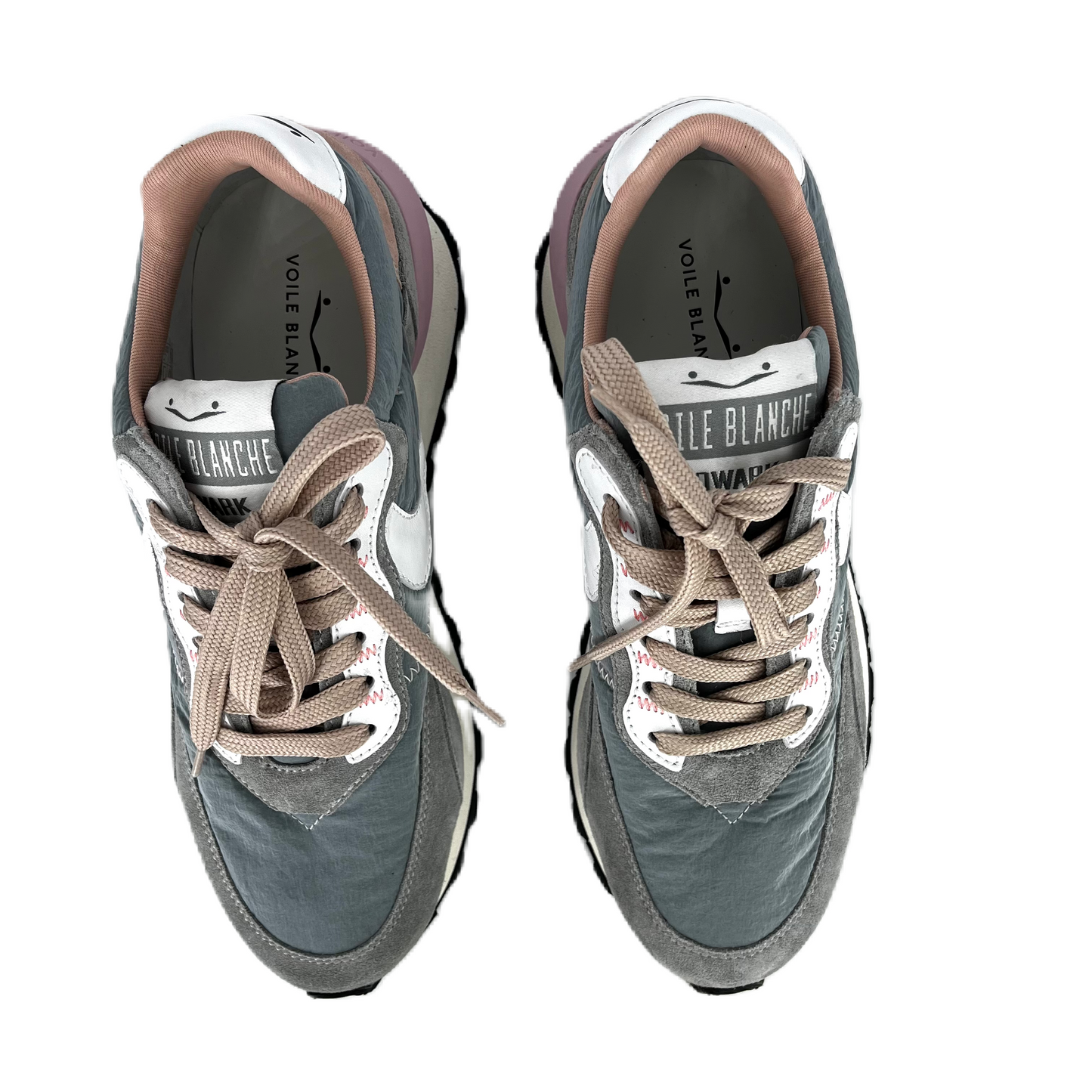 Sneakers De La Marca Voile Blanche Modelo Qwark Hype Suede/Nylon Sage Dark Gray