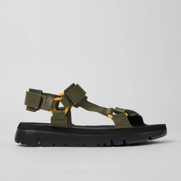 Sandalias De La Marca Camper Para Hombre Modelo Oruga Sandal En Color Verde