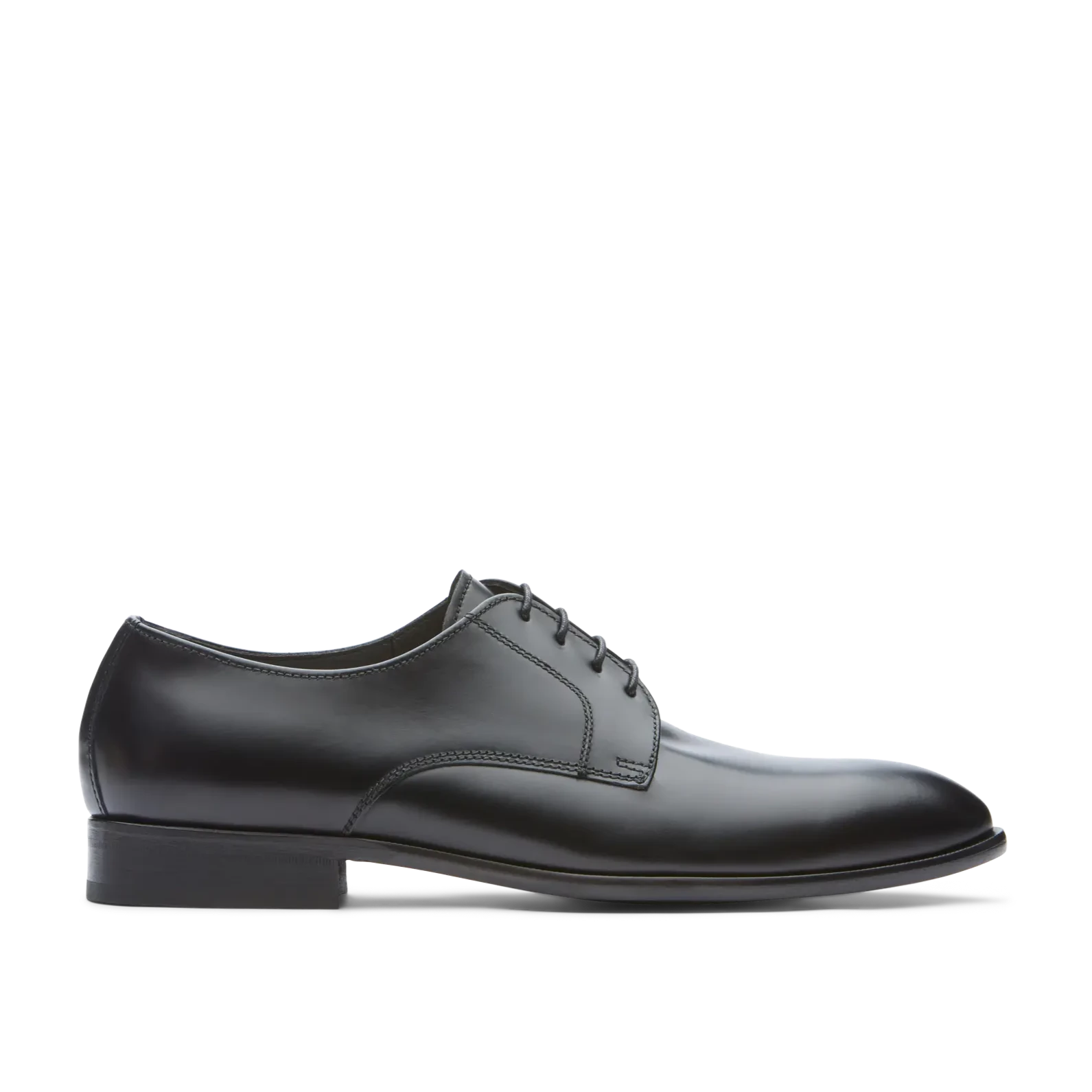 Zapatos Oxford De La Marca Lottusse Para Hombre Modelo Regent Derbys De Vacuno SemibrillanteEn Color Negro