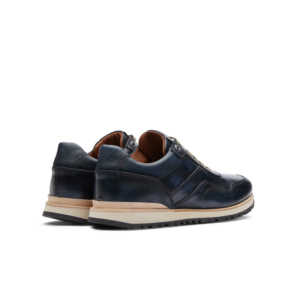 Чоловічі кросівки LOTTUSSE, модель Tokyo, темно-синій, волова шкіра, синій