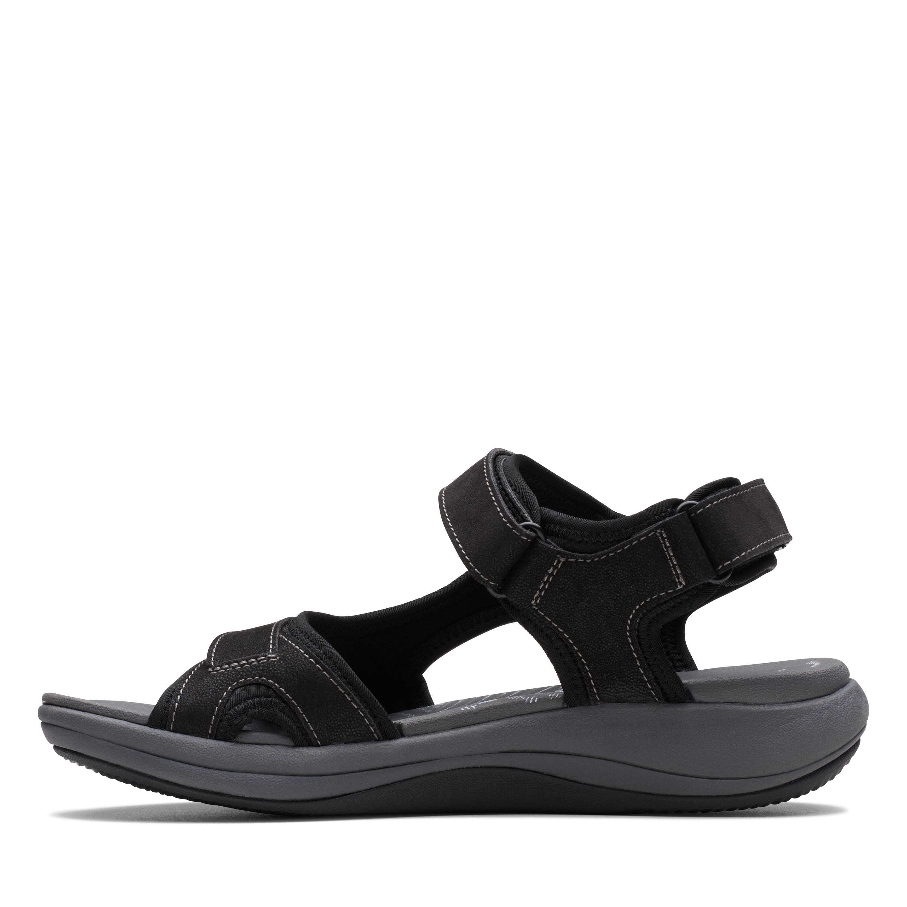 Sandalias De La Marca Clarks  Para Mujer Modelo Mira Bay Black En Color Negro