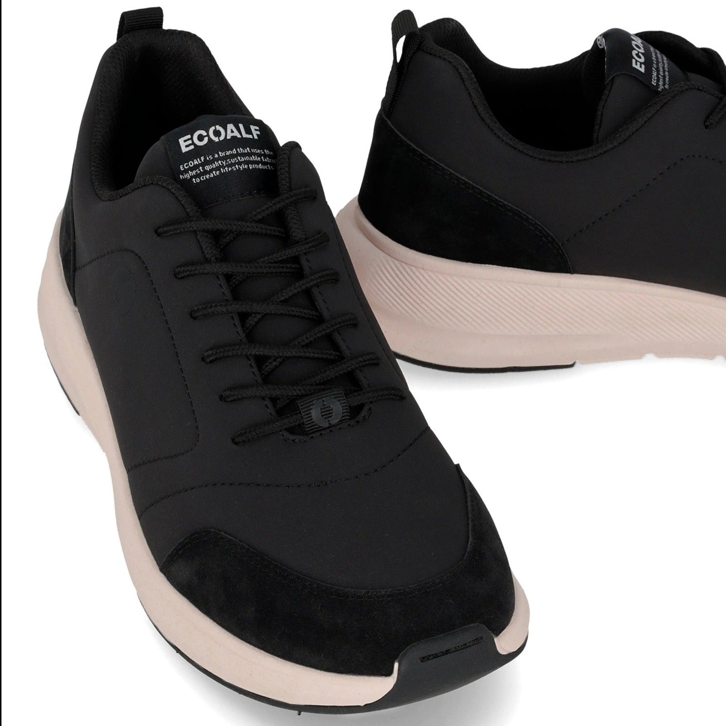 Sneakers De La Marca Ecoalf Para Hombre Modelo Amiata BlackEn Color Negro
