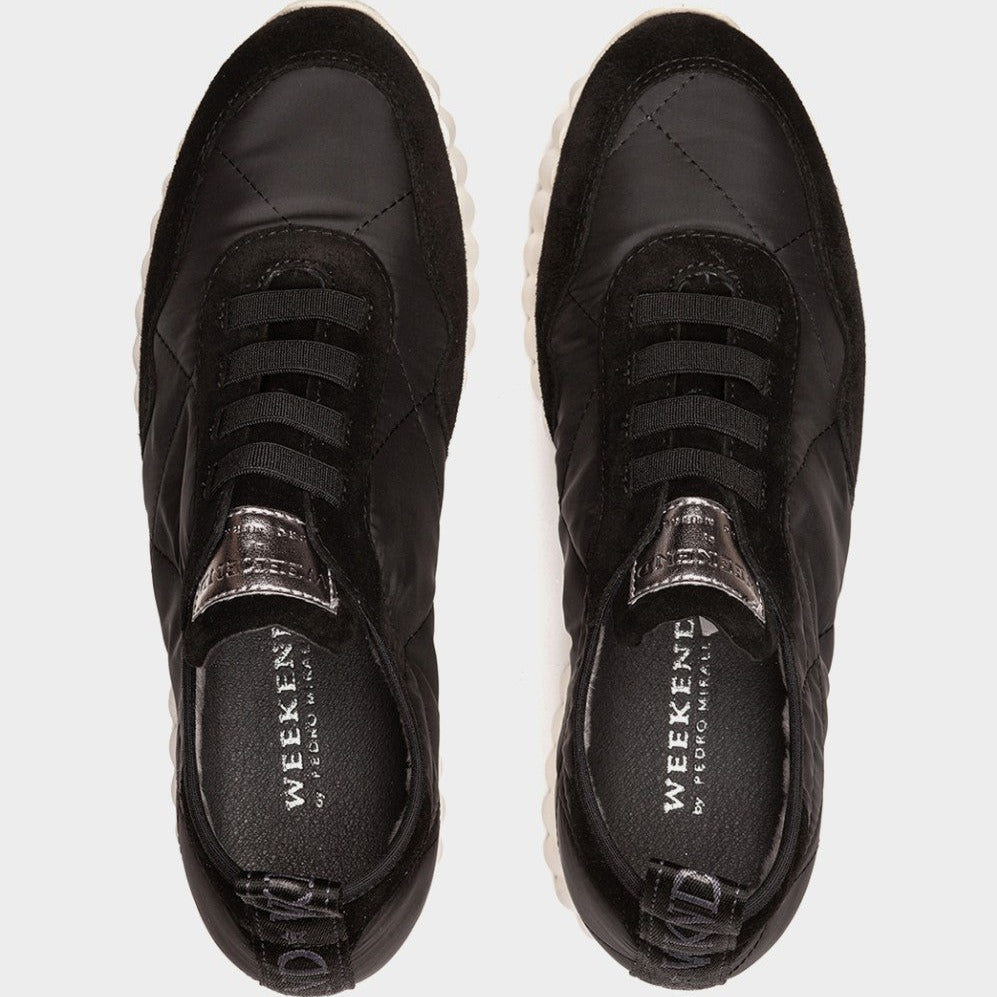Sneakers De La Marca Pedro Miralles Para Mujer Modelo Freedom Black 22027 En Color Negro