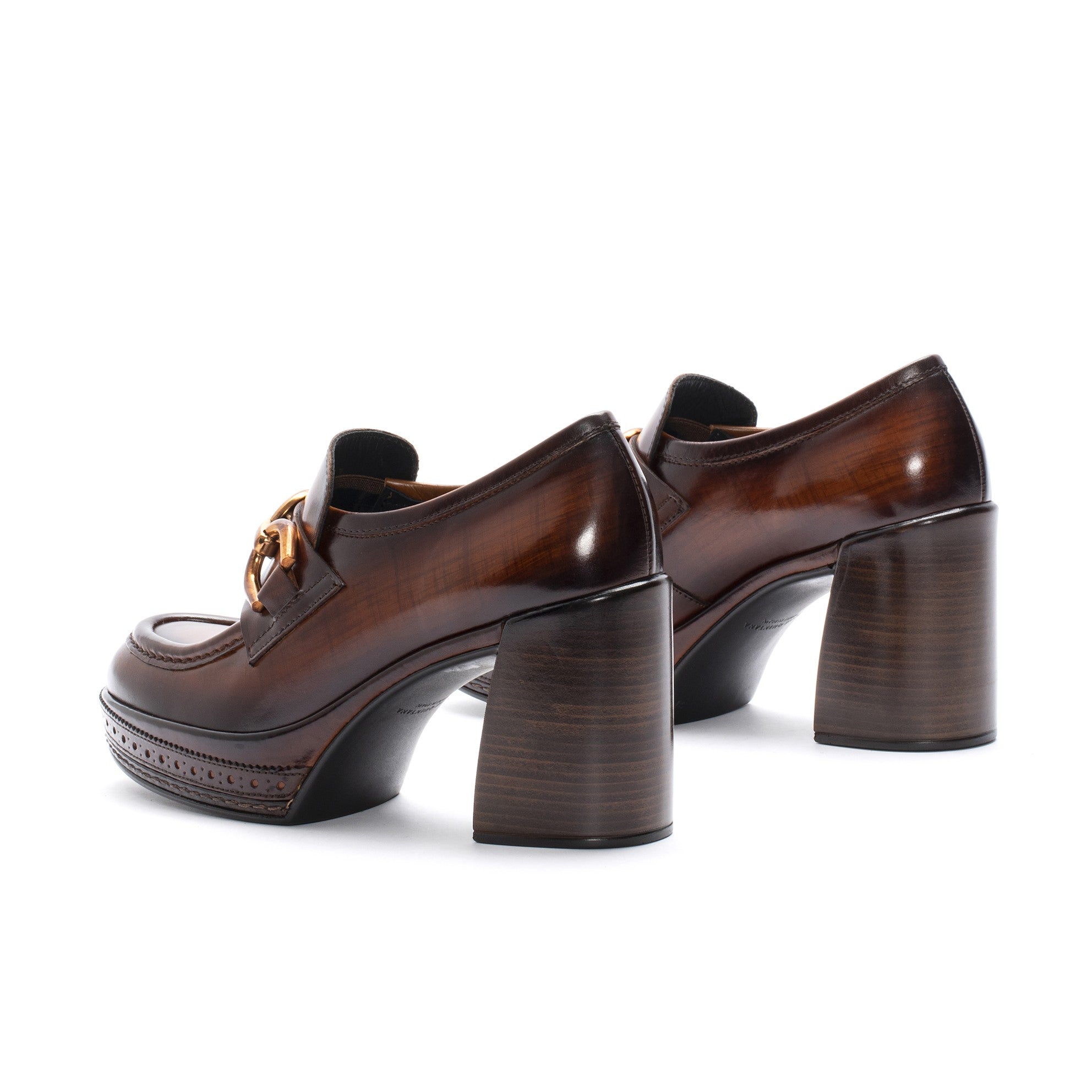 PONS QUINTANA HEEL SHOES WOMAN BROWN 36 Tascon